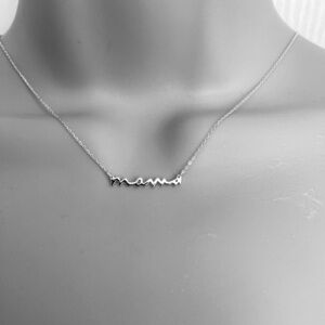 925 Sterling Silver Mama Necklace
